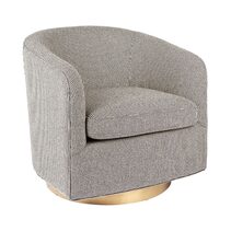 Belvedere Swivel Occasional Chair Black - 31761