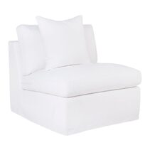 Birkshire Slip Cover Occasional Chair White Linen - 32456