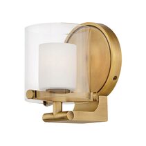 Rixon 1 Wall Light Heritage Brass - U/HK/5490HB