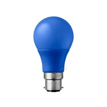 GLS Polycarbonate LED 5W B22 Blue - P522-A60-B