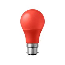 GLS Polycarbonate LED 5W B22 Red - P522-A60-R