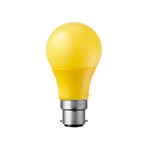 GLS Polycarbonate LED 5W B22 Yellow - P522-A60-Y