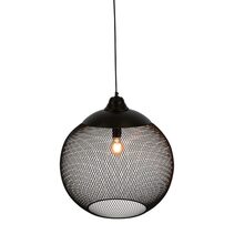Carlo Large Pendant Black - ELZR6359BB