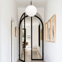 Bally 16 Pendant Black / Opal Matt - BALLY PE16-BKOM