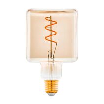 Filament Amber Spiral LED 4W E27 Cube / Warm White - 11818