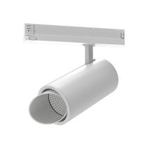 Zone 30W 36° 3 Circuit Dimmable Track Light White / Tri-Colour - ZONE1WH + ZONERING2WH + ZONESHADE1WH