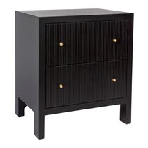 Ariana Bedside Table Large Black - 32649