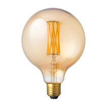 Filament Amber G125 LED 6W E27 Dimmable / Extra Warm White - F627-G125-A-22K