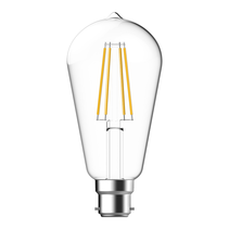 Filament Clear ST64 7.5W B22 Dimmable LED Globe / Warm White - 65934