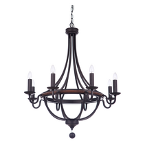 Lakewood 8 Light Pendant Bronze - LOI1001295