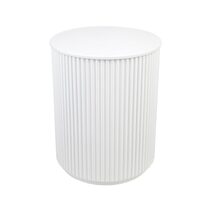Nomad Round Side Table White - 32299