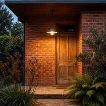 Parkway Outdoor Rod Pendant Antique Bronze - LOI1001393