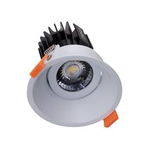 Cell 17W 90mm Dimmable Tilt Recessed LED Downlight White / White - 21710