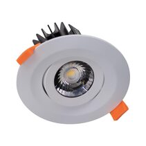 Cell 17W 90mm Dimmable Tilt LED Downlight White / White - 21712