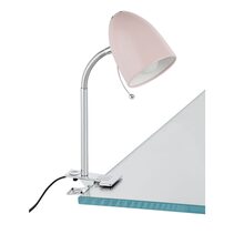 Lara Clamp Lamp Pastel Pink - 205261N