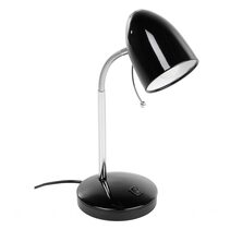 Lara Table Lamp With USB Charging Black - 205276N