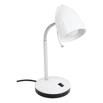 Lara Table Lamp With USB Charging White - 205277N
