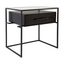 Vogue Bedside Table Small Black - 32432