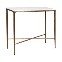 Heston Marble Console Table Small Brass - B32283