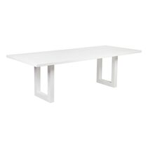 Leeton Dining Table 2.4m White - B32361