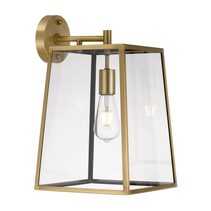 Cantena 1 Light Large Wall Light Antique Brass - CANTENA WB25-AB
