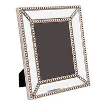 Zeta Large Mirror Photo Frame Antique Silver - 53030