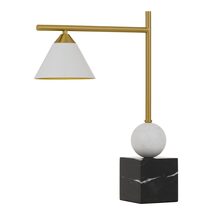 Arturo Marble Table Lamp Black / Opal Matt - ARTURO TL-BKOP