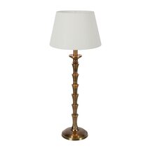 Jordan Table Lamp Antique Brass With Ivory Shade - ELPIM31320AB