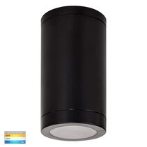 Lexan 3/5/7W Dimmable Surface Mounted LED Downlight Black Small / Tri-Colour - HV5831T-BLK