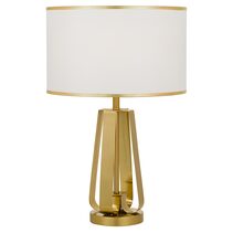 Laila Table Lamp Antique Gold / Ivory - LAILA TL-AGIV