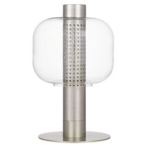 Parola Table Lamp Nickel / Clear - PAROLA TL-NKCL