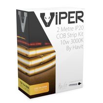 Viper 10W 12V DC 2 Metre LED Strip Kit / Warm White - VPR9763IP20-512-2M