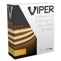 Viper 10W 12V DC 5 Metre LED Strip Kit / Warm White - VPR9763IP20-512-5M