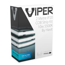 Viper 10W 12V DC 2 Metre LED Strip Kit / Cool White - VPR9764IP20-512-2M