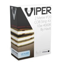 Viper 10W 12V DC 2 Metre LED Strip Kit / Natural White - VPR9765IP20-512-2M