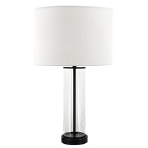 East Side Table Lamp Black / White - 12360