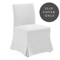 Brighton Slip Cover Dining Chair White Linen - 32369