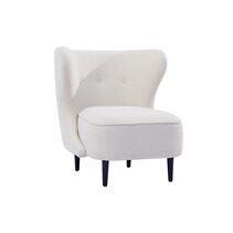 Abigail Occasional Chair White Boucle - 32805