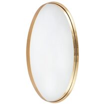 Lucille Oval Wall Mirror Gold Leaf - 40503