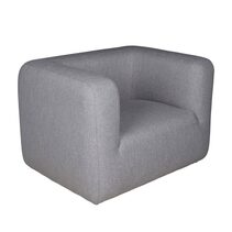 Reyne Upholstered Arm Chair Grey - FUR2073