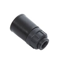 Lampholder Unswitched 1/2″ Black - ACLH1-2BK