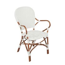 Marnie Rattan Chair White - FUR716WH