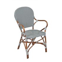 Mattise Rattan Chair Grey - FUR717GRY