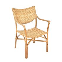Riviera Rattan Arm Chair Natural - FUR721NAT