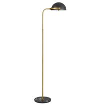 Pollard Floor Lamp Black / Antique Gold - POLLARD FL-BKAG