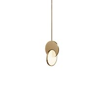 Abstract 1 Light 14W LED Pendant Gold / Warm White - 10305