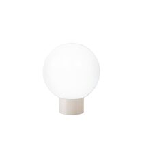 Wave Acrylic 200mm Garden Light Sphere - Cream / Opal