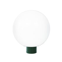 Wave Polyethylene 305mm Garden Light Sphere - Green / Opal