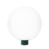 Wave Polyethylene 381mm Garden Light Sphere - Green / Opal