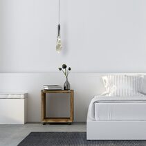 Crystal Cut 3W LED Pendant Chrome Clear / Warm White